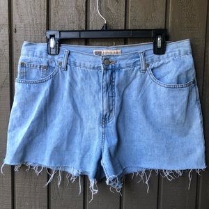 Faded Glory Distressed Denim Shorts